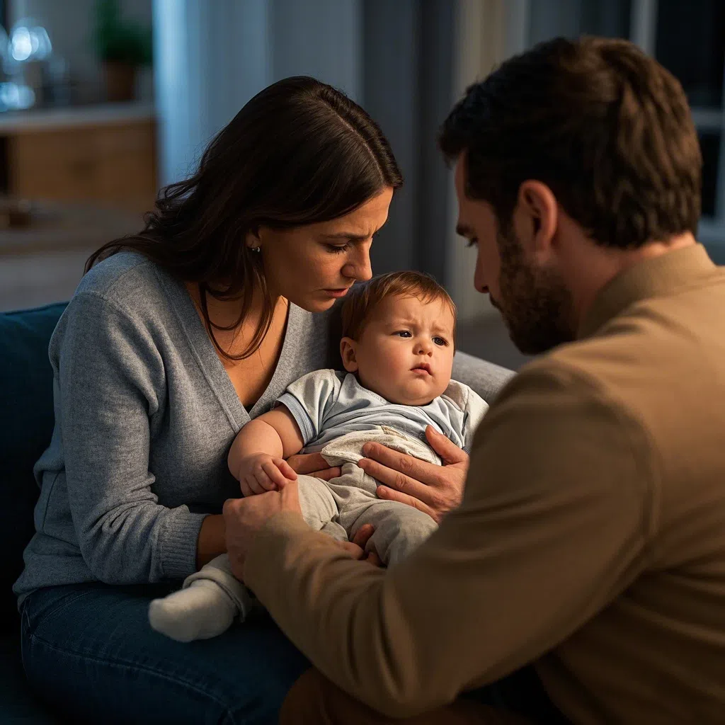 New parents did not use Ice Pack to cool down their baby physically in time when the baby had a fever, causing the child to feel uncomfortable.