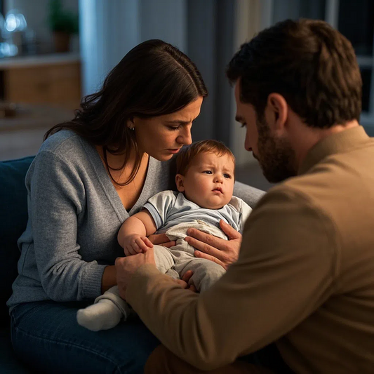 New parents did not use Ice Pack to cool down their baby physically in time when the baby had a fever, causing the child to feel uncomfortable.