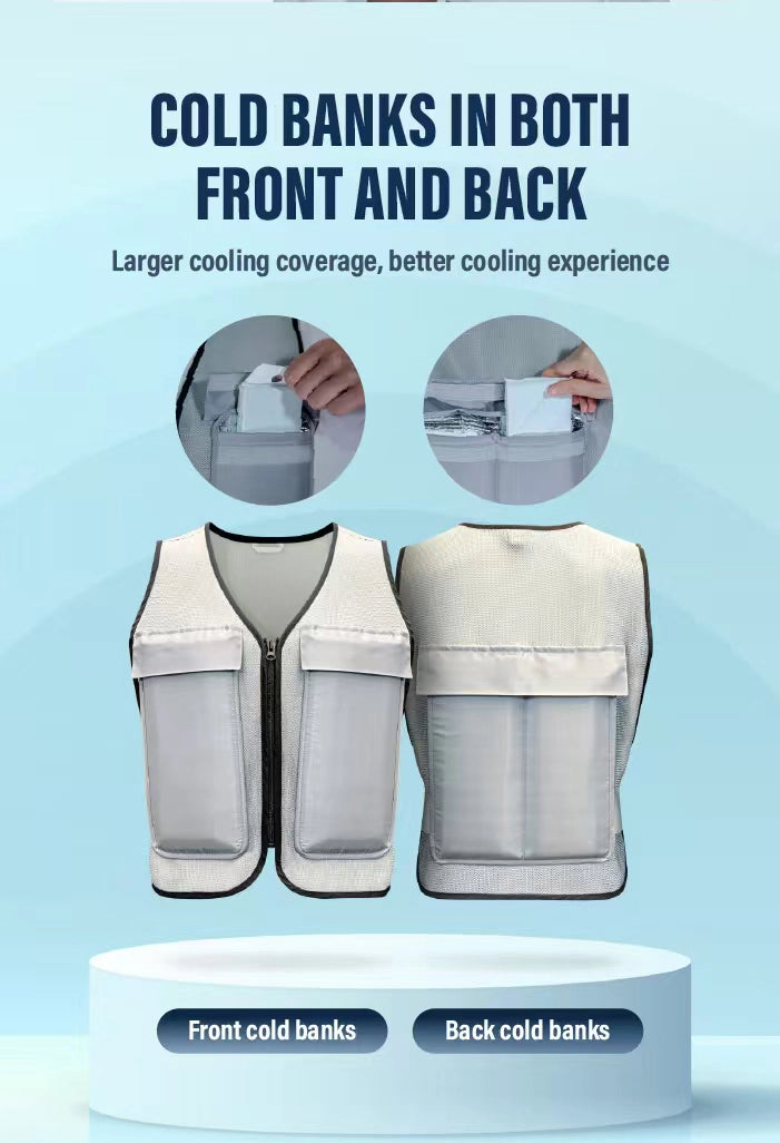FRIGCO Cooling Vest – Battery-Free, Adjustable Temperature Cooling Wear for Outdoor Work & High Heat Environments