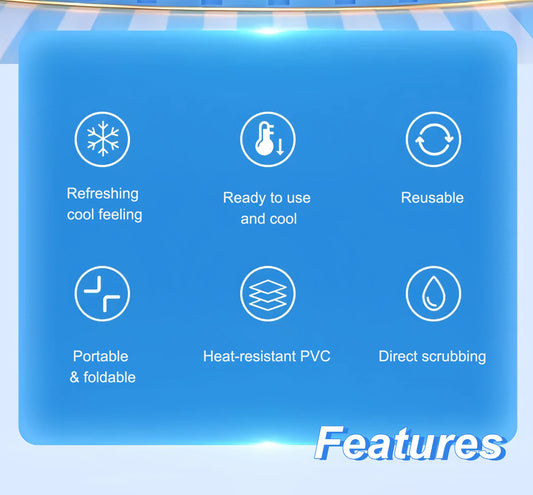 Sports Ice Neckband – 4-Hour Cooling at 26°C, Reusable Bio-Based Thermo Material, Auto-Freezing at 28°C, 2pcs (Pink Green/Pink Blue/Cream Yellow)