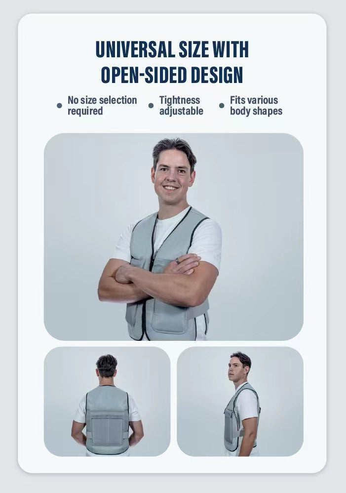 FRIGCO Cooling Vest – Battery-Free, Adjustable Temperature Cooling Wear for Outdoor Work & High Heat Environments